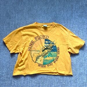 Pink Floyd Yellow Graphic Tee